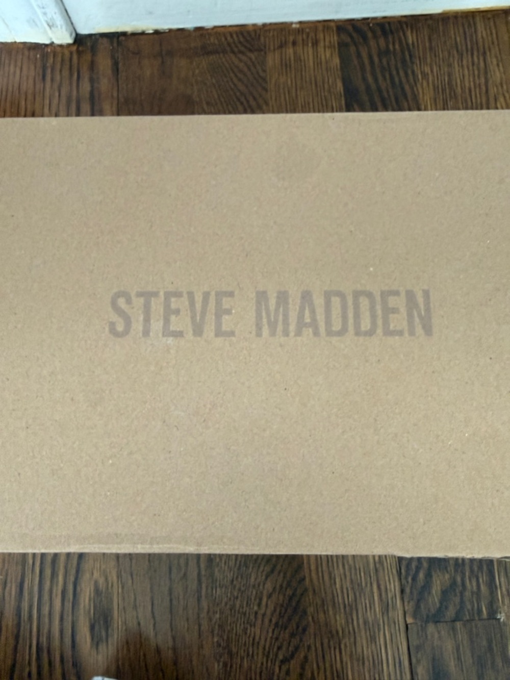 Steve Madden Nude/Tan Ankle-Strap Block Heel Sandals - Picture 7 of 8